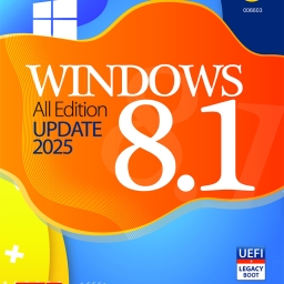 Windows 8.1 All Edition Update 2025 UEFI 32&64-bit 1DVD9