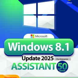 Windows 8.1 Update 2025 + Assistant 50th Edition 32&64-bit 1DVD9