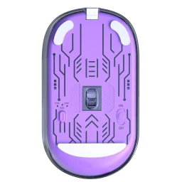 ماوس شفاف دو حالته بی‌سیم و بلوتوث بنفش مدل BTM005