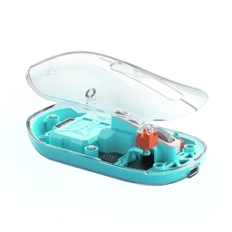 ماوس شفاف دو حالته بی‌سیم و بلوتوث سبز مدل BTM005