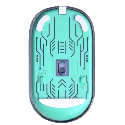 ماوس شفاف دو حالته بی‌سیم و بلوتوث سبز مدل BTM005