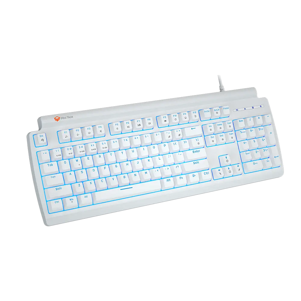 کیبورد گیمینگ Meetion مدل MK600RD سفید