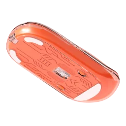 ماوس شفاف دو حالته بی‌سیم و بلوتوث نارنجی مدل BTM005