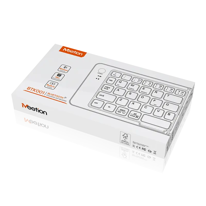 کیبورد بلوتوثی تاشو Meetion مدل BTK001
