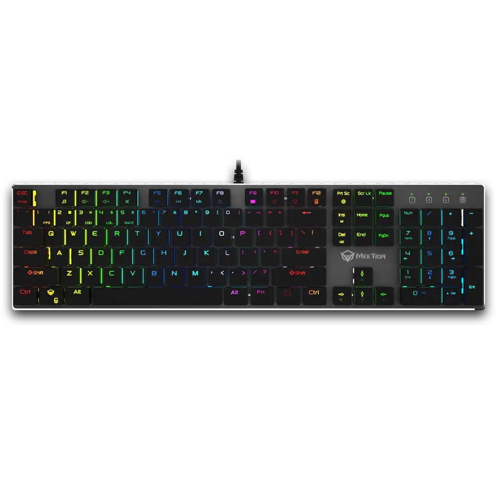 کیبورد نازک مکانیکال Meetion مدل MK80