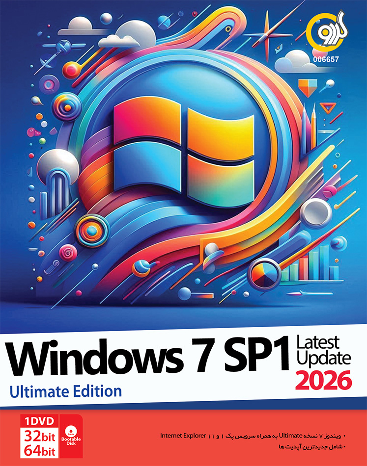 Windows 7 SP1 Update 2026 Ultimate Edition 32&64-bit 1DVD9
