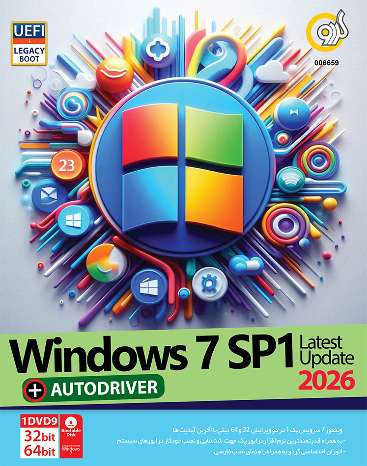 Windows 7 SP1 Update 2026 + AutoDriver 32&64-bit 1DVD9